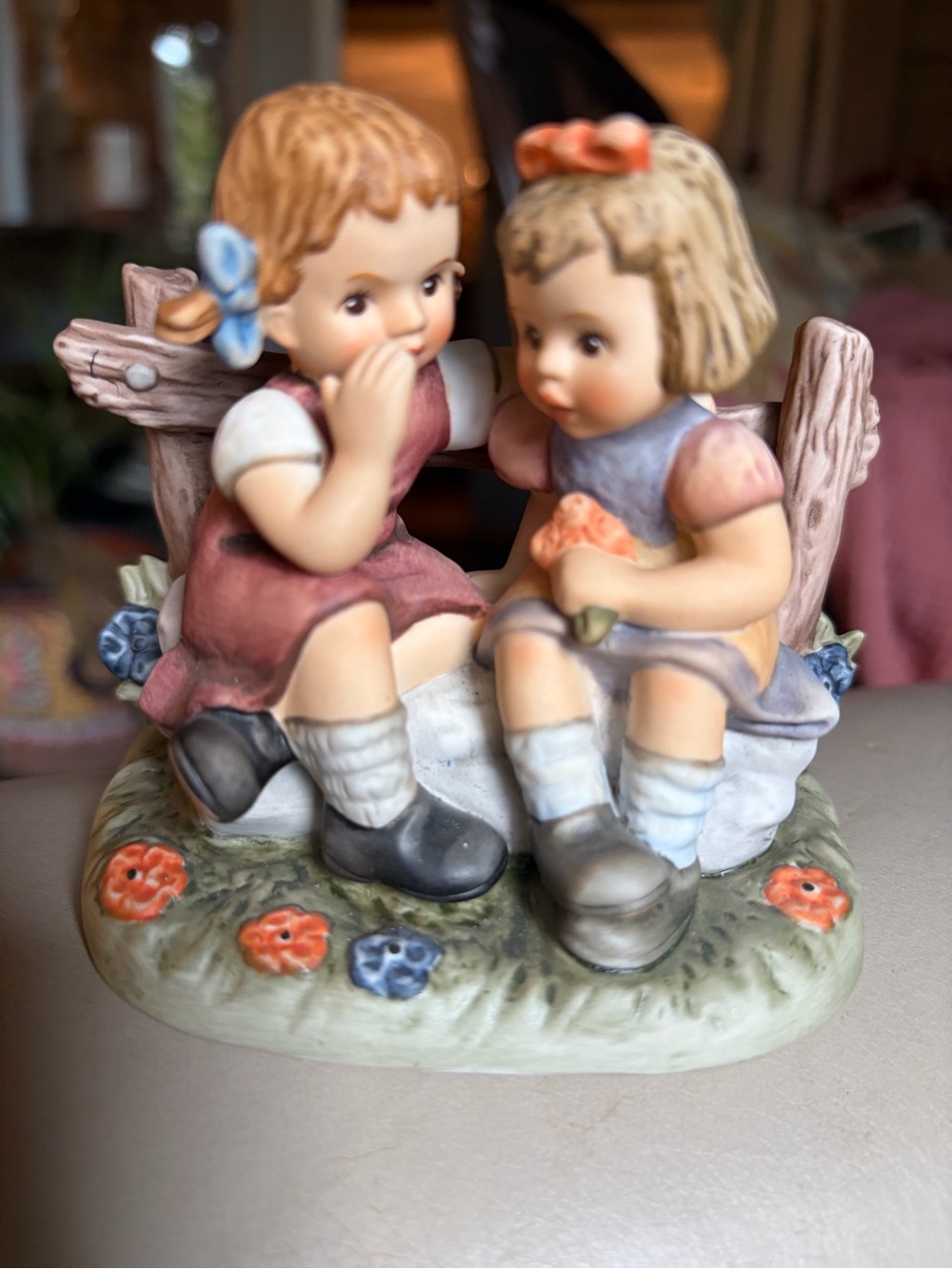 Berta Hummel.   Sharing secrets.